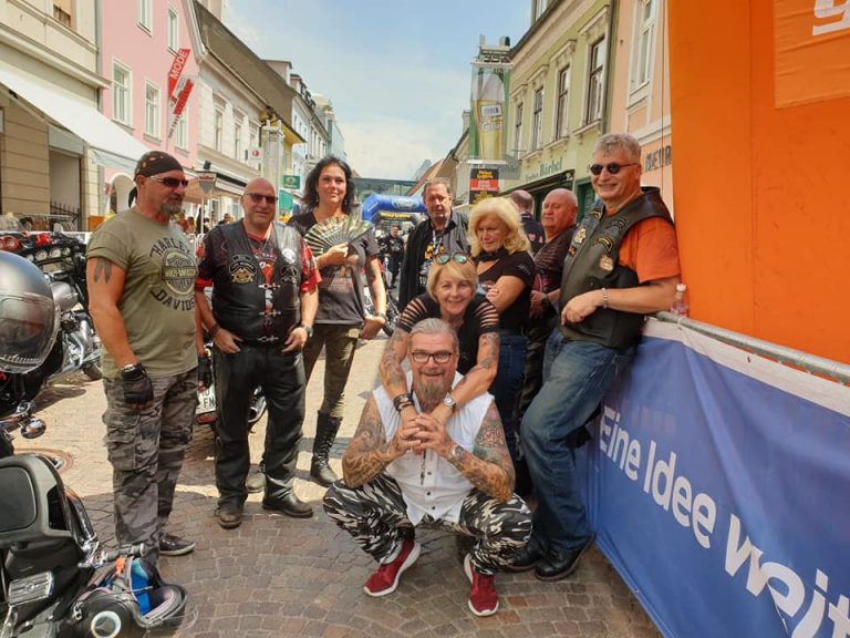 Kurz vor der Charity Tour 27.07.2017 Hauptplatz Leoben